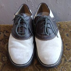 Bass,Size,Men's Two-Tone(Leather&Suede) Oxford Shoes